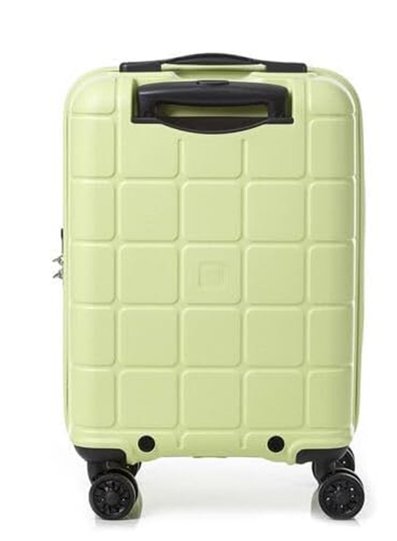 AMERICAN TOURISTER Hundo Suitcase, Cabin Size 55 cm / 20 inch, 4 Spinner Wheels, Hard Top, Polypropylene, Frozen Matcha|DuoSaf™ Security Zipper|Spacious Interior|Lightweight|TSA Combination Lock - 3 Years International Warranty - Image 4