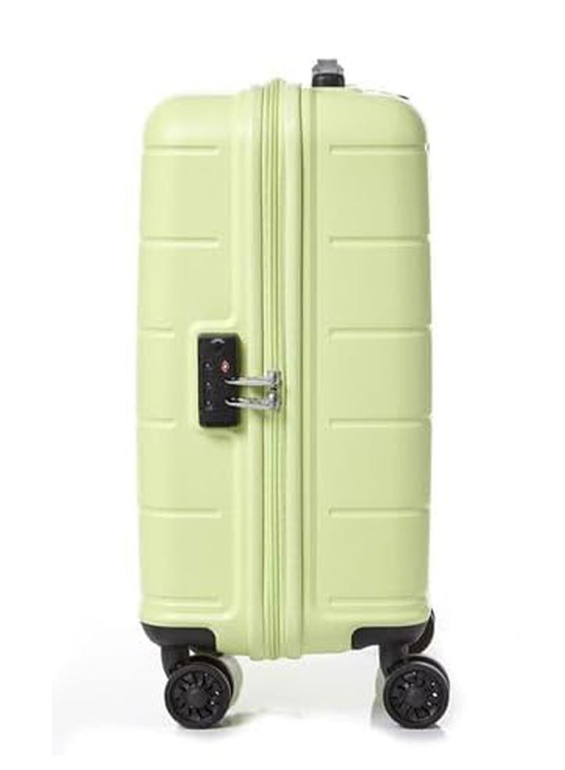 AMERICAN TOURISTER Hundo Suitcase, Cabin Size 55 cm / 20 inch, 4 Spinner Wheels, Hard Top, Polypropylene, Frozen Matcha|DuoSaf™ Security Zipper|Spacious Interior|Lightweight|TSA Combination Lock - 3 Years International Warranty - Image 2