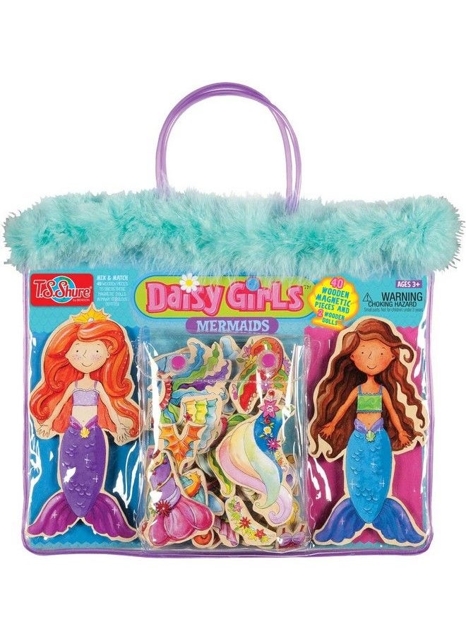 Bendon Ts Shure Mermaids Sea Life 40Piece Wooden Magnetic Dress Up Doll 50460  - Image 2