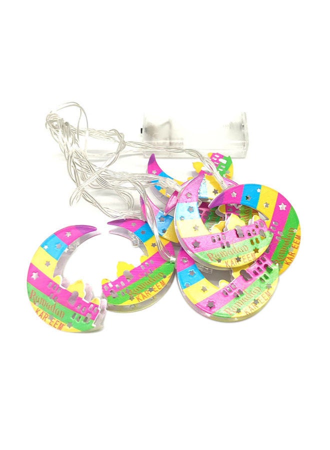 NIBEMINENT Ramadan String Lights Multicolour 200cm - Image 1