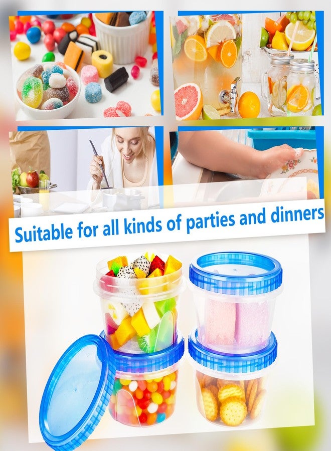 Conagel 18 Pack 16 oz Freezer Storage Containers with Screw Lids Plastic Leakproof Stackable Clear Storage Containers for Food Soup Fruit Oats - Image 5