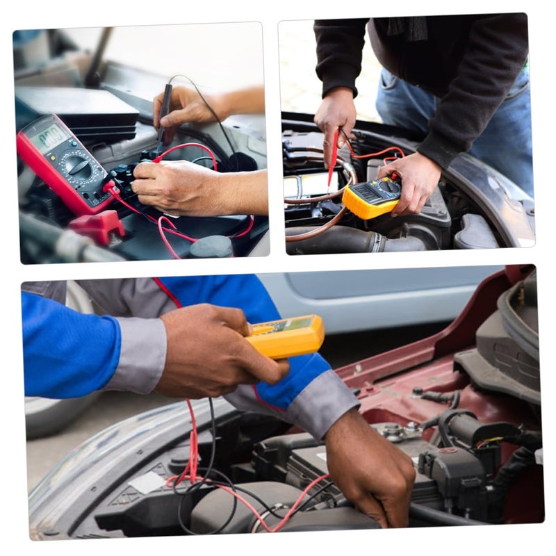 1 حزمة 6 مجموعات مجموعة اختبار الملتيميتر مسابر خلفية إبر لصيانة السيارات أدوات اختبار كهربائية معزولة - Image 4