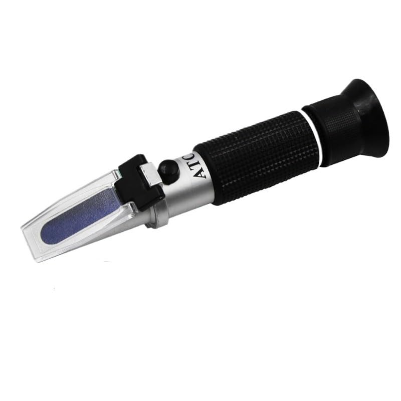 Refractometer, Meter 0-32% 58-90% 0-80% Refractometer Sugar & Alcohol Meter Measurement Tool Fruit Wine Honey Sugar Bees Water Test,for Honey,ph Refractometer(0-80) - Image 2