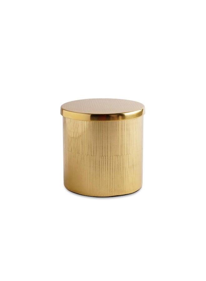 Pan Home جرّة معدنية قطنية ميتور بقطر 9X10 سم - ذهبية - Image 4
