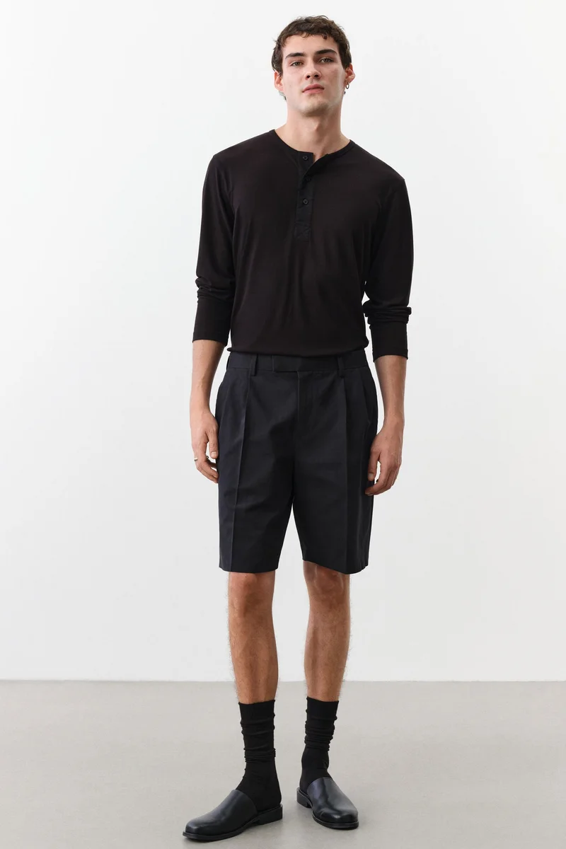 H&M Slim Fit Ribbed jersey top