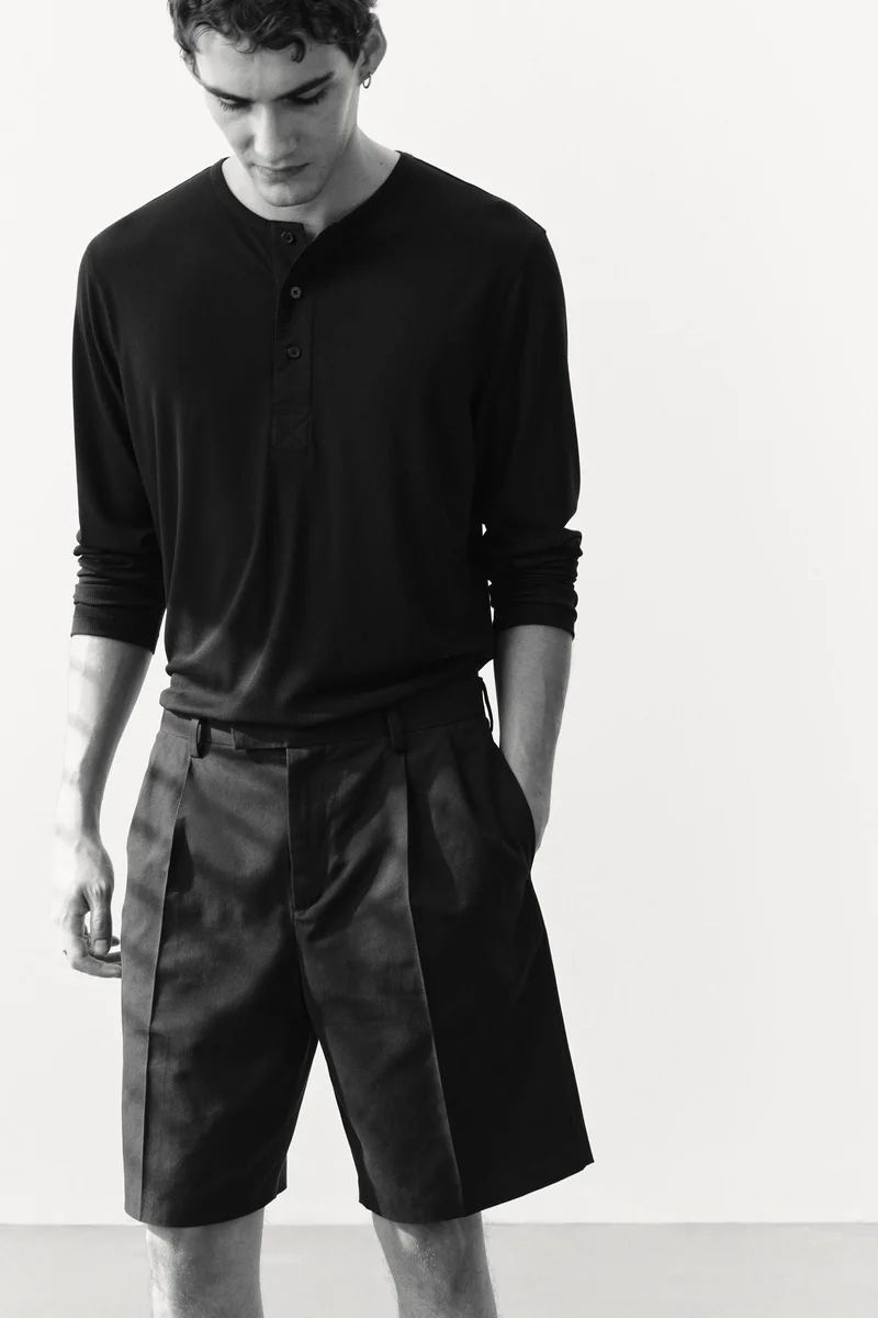 H&M Slim Fit Ribbed jersey top