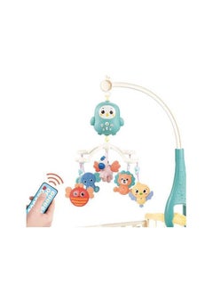 Generic Baby Bed Bell Musical Toy, Multi-Functional Remote Control Baby Bed Bell Mobile 360 ​​Degree Rotation  - Image 2