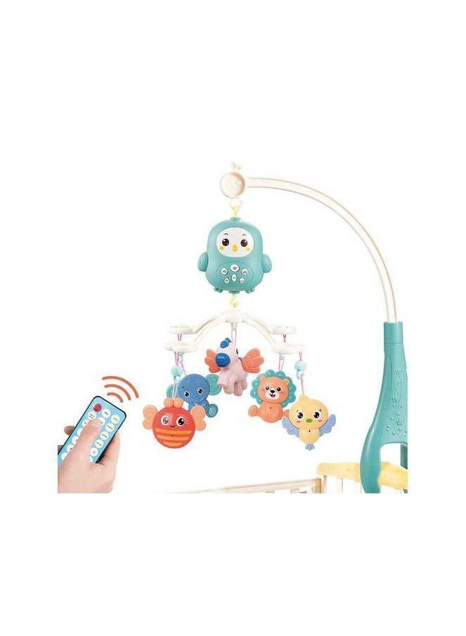 لعبة بيبي بيد بيل الموسيقية، جهاز تحكم عن بعد متعدد الوظائف مزود بجرس سرير أطفال متنقل 360 درجة دوران - Image 2