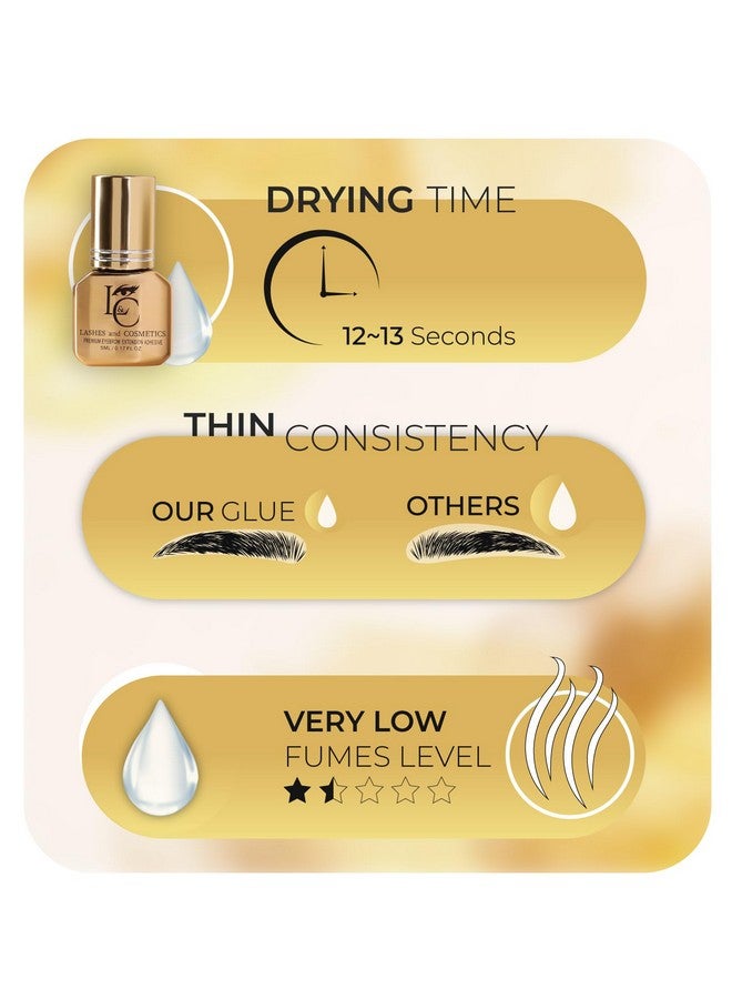 KC Republic Eyebrow Extension Premium Glue Clear For Eyebrow Extensions Or Natural Looking Eyebrows Sensitive And Easy To Use On All Eyebrow Extensions Hypoallergenic Clear Eyebrow Glue - Image 5