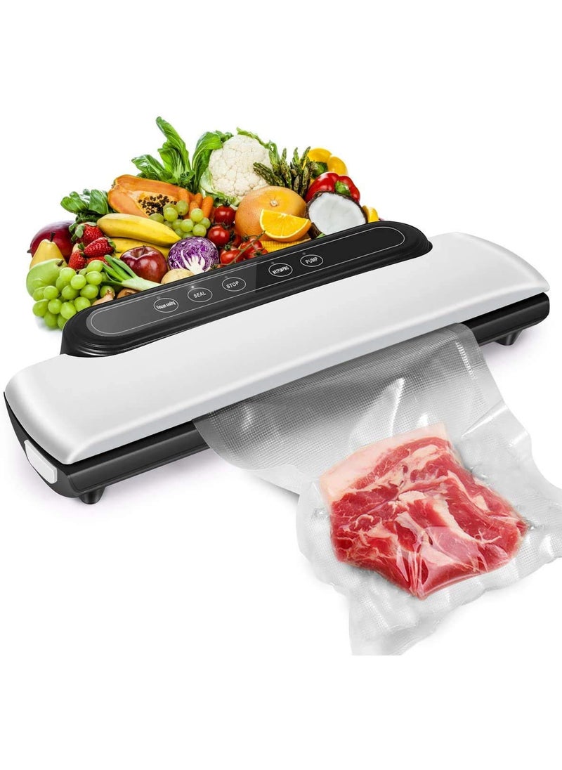 SGMSC SGMSC Automatic Vacuum Air Sealing System for Food Preservation with Starter Kit LED Indicator Lights Multi  - Image 1