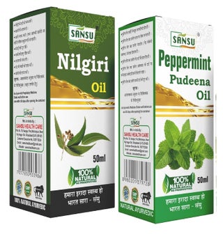 Sansu Nilgiri ka Tel Natual Ayurvedic 50m With Pudina Peppermint Oil Natural 50ml combo Pack - pzsku/ZC3DB853E8B4AFE2E5AD2Z/45/1751962272/a4b78cd1-226d-4ea0-8250-16040b69c847