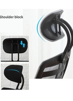 CityRiya-Long Office Chair Desk Chair Ergonomic Home Office Desk Chairs Computer Chair Gaming Chair with Comfortable Armrests Mesh Desk Chairs with Wheels Office Desk Chair Task Chair with Lumbar Support  - Image 5