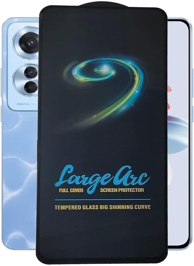 Generic - Large Arc Galaxy Tempered Glass 9H Screen For Oppo Reno 11F Front Screen Protector - Original Super 9 Full Glue shinning Curve (2) - Image 1