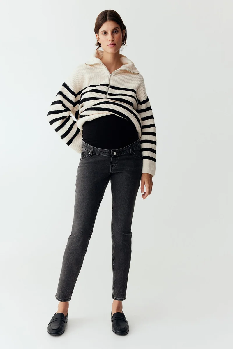H&M MAMA Slim Ankle Jeans