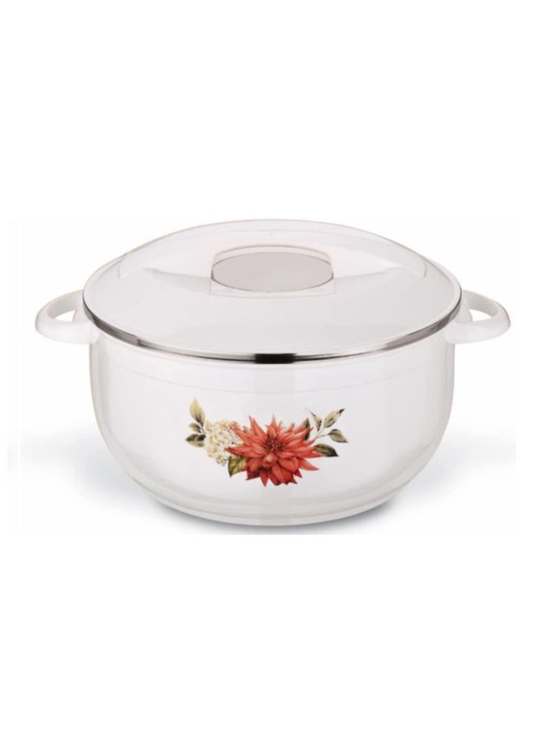 Asian - 3 Pcs Set Casserole Hotpot Stainless Steel Insulated Hot Pot Food Warmer And Cold With Lid Keep Food Warm For Up To 4 Hours And Cold For Up To 6 Hours Serving Dish Roti Box Nova - Image 1