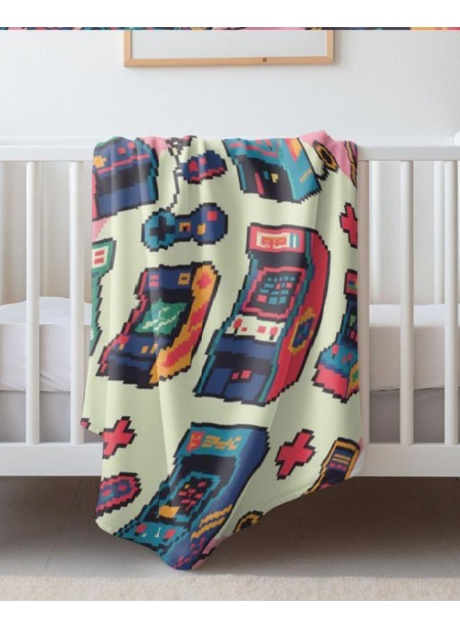 general Baby and children's cartoon flannel thin blanket (warm and comfortable, suitable for sleep, game use) 70cm*100cm - 923 - Image 4