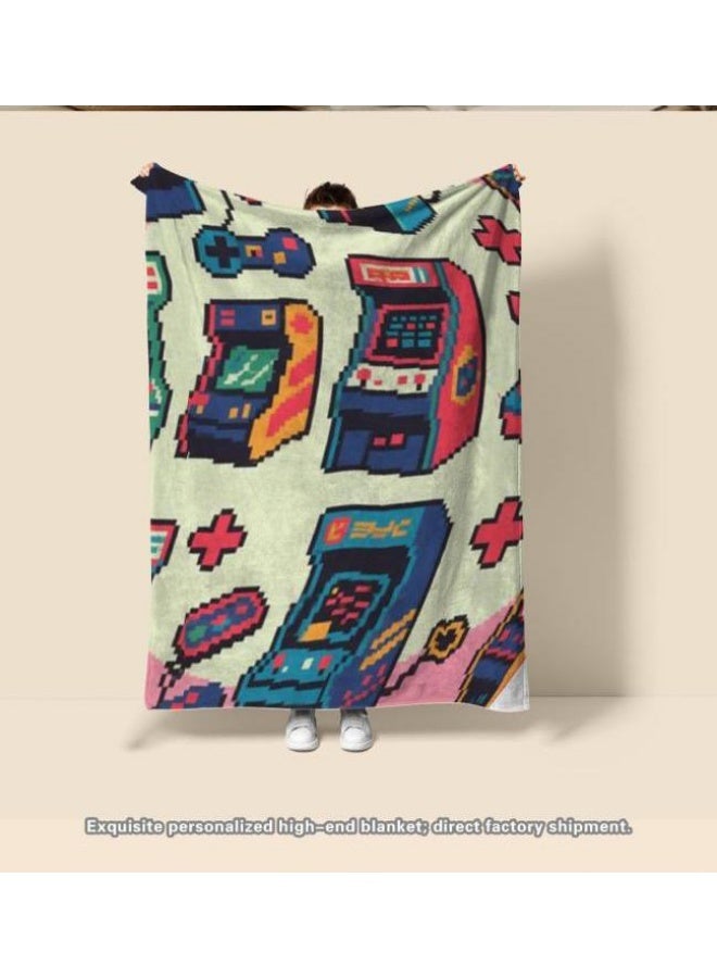 general Baby and children's cartoon flannel thin blanket (warm and comfortable, suitable for sleep, game use) 70cm*100cm - 923 - Image 3