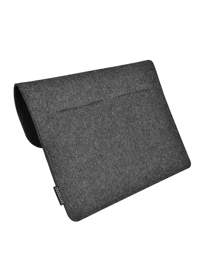 Laptop Felt Sleeve Dark Grey  - Image 3