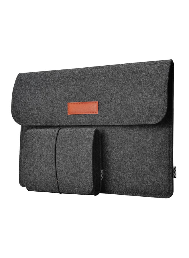 Laptop Felt Sleeve Dark Grey  - Image 2