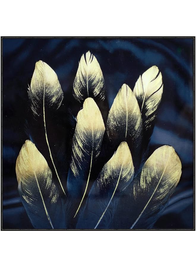 Collection Tarfa'S Feathers Tempered Glass Wall Art