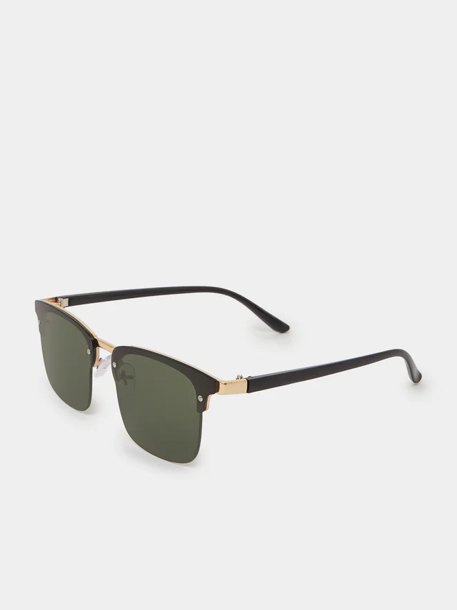 Styli Styli Square Frame Sunglasses with Nose Pads