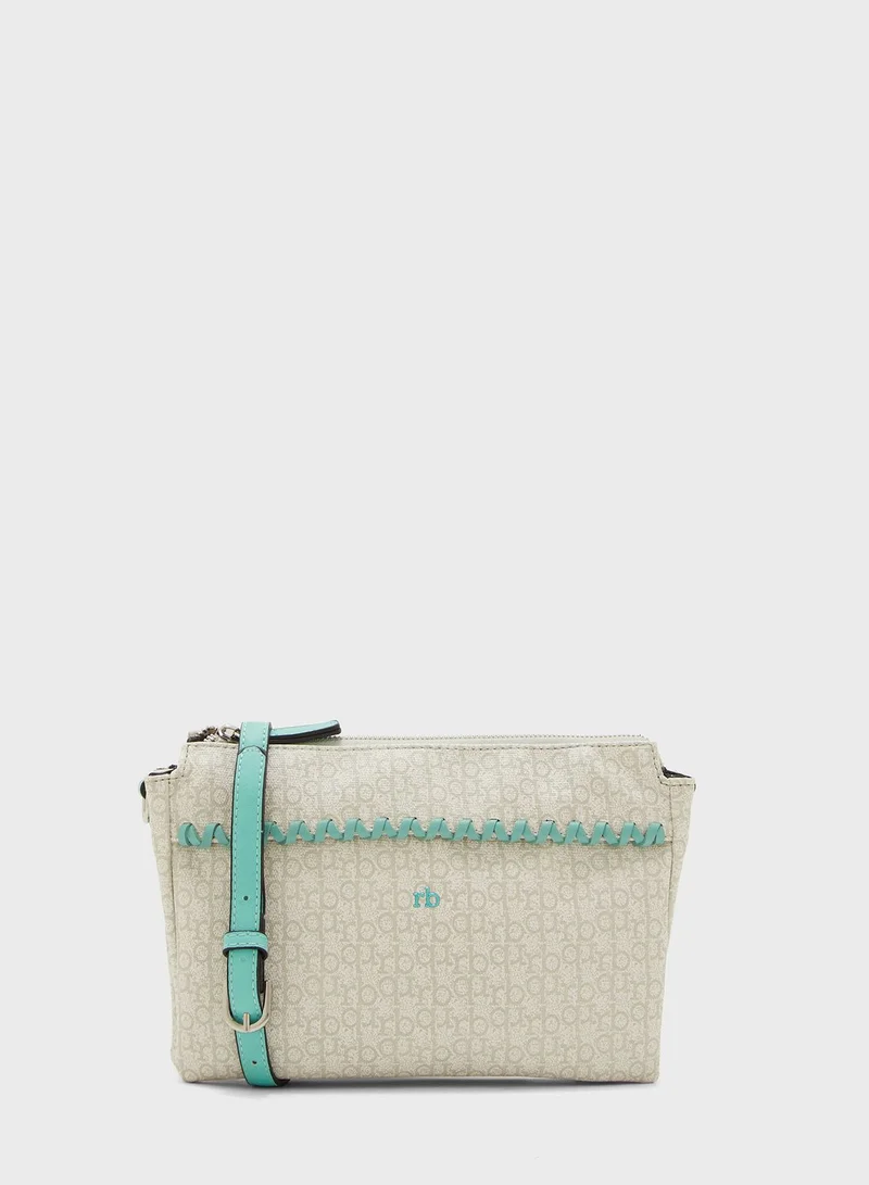 RoccoBarocco Galena Zip Closure Purse