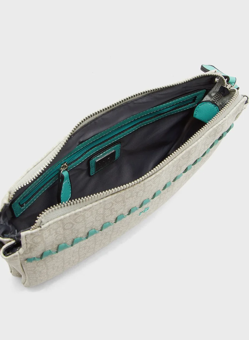 RoccoBarocco Galena Zip Closure Purse