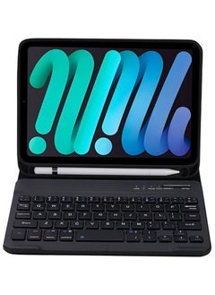 DUSALA Keyboard Case Compatible with IPad Mini 7 (2024) 8.3 Inch, with Detachable Bluetooth Keyboard and Protective Case Cover with Pen Slot Cover for IPad Mini 7 2024  - Image 3