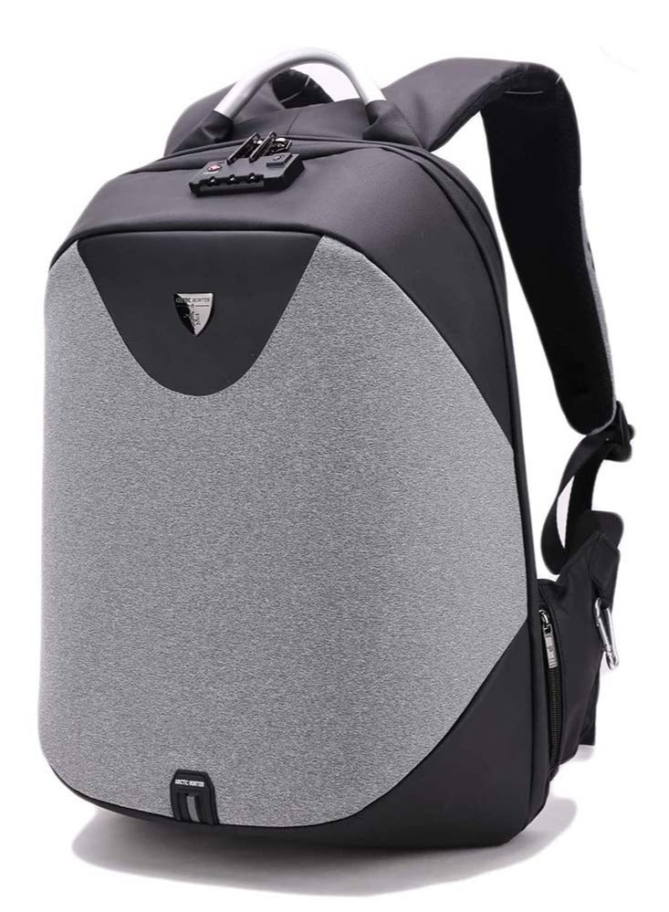 ARCTIC HUNTER Classic Business Laptop Bag,Water Resistant Anti Theft School Backpack with USB Charging Port for Men  - Image 1