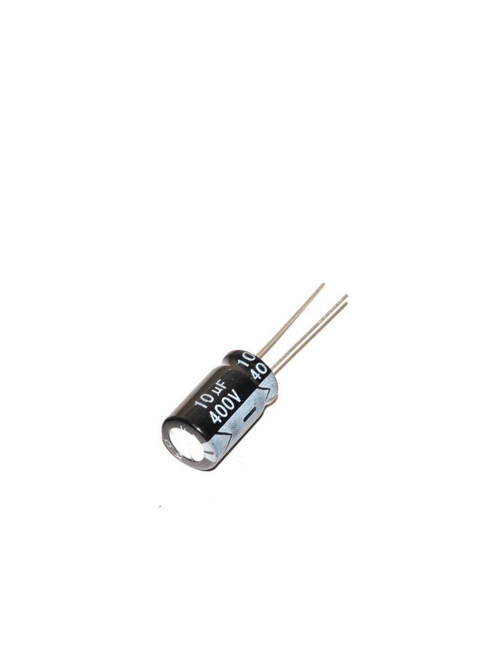 مكثف كهربائي WOIWO 20 قطعة 10UF/400V عالي التردد منخفض المقاومة أسطواني مكثف كهربائي من الألومنيوم يتم إدخاله مباشرة 