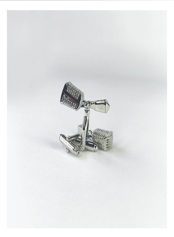 KINGSON SteelCufflinks for Men Formal Shirt Stylish Designer Metal Cuff Links for Wedding Business Party Gift for Men Boys - Image 2