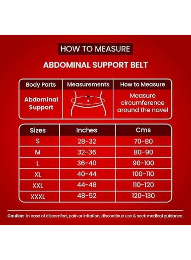 Dr. Ortho Dr.Ortho Abdominal Belt for Women, Post C-Section Surgery, Maternity Waist Support After Delivery, Tummy Reduction, Belly Support Belt Grey (Medium) - Image 3