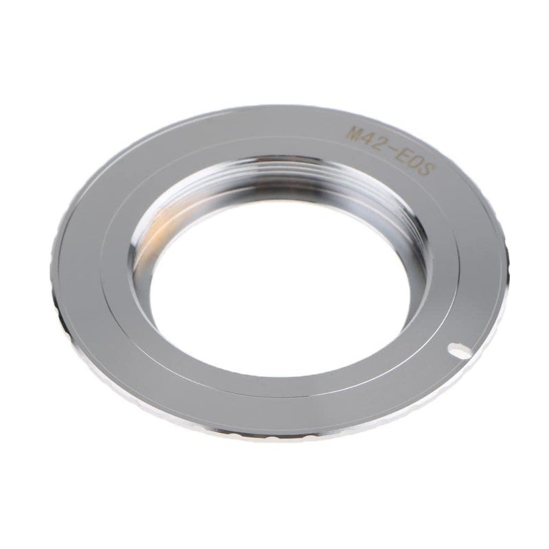 IVELECT حلقة محول عدسة M42 مع شرائح للتكيف مع AF III إلى تركيب EOS EF - فضي - Image 5