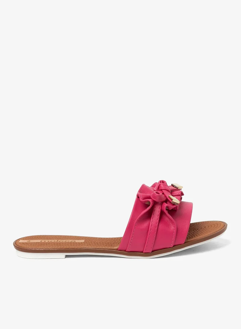 موليكا صنادل مسطحة للنساء - صنادل مسطحة أنيقة ونعال مسطحة مريحة للسيدات