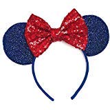 CLGIFT Snow White Mickey Ears Snow White Ears Blue Yellow Minnie Ears Princess Mickey Ears Blue Minnie Ears - Image 2