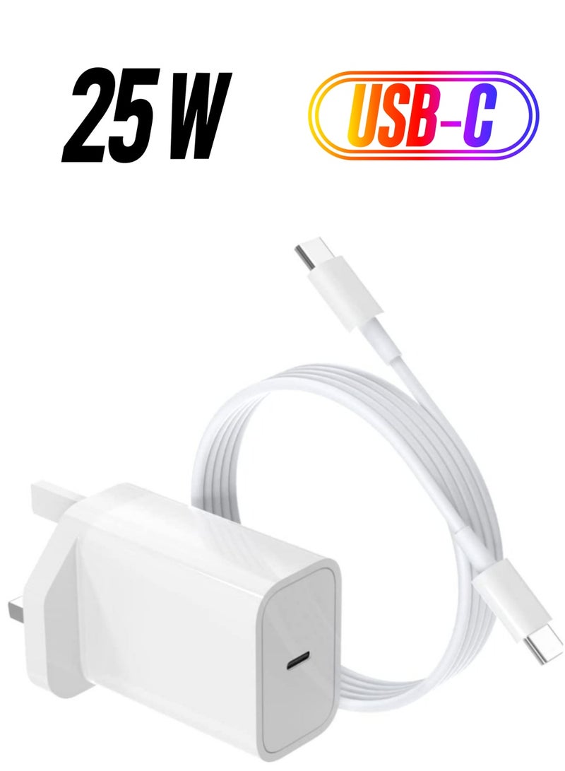ELTRAZONE USB C Super Fast Charger for compatible Samsung, 25W PD Wall Charger and 3ft USB C to C Fast Charging Compatible Samsung Galaxy S21/S21+/S21 Ultra/S20/Z Flip/Note20/20 Ultra/Note10/10+/S9/S8/S10e… - Image 1