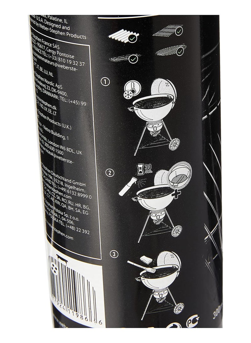 Weber Chimney Starter & Grill Grate Cleaner Spray | Biodegradable BBQ Cleaner | Weber Barbecue Accessories | Designed for Cleaning Cooking Grates and Internal Cookbox of Any Barbecue - 300ml (17875) - Image 4
