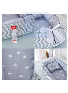 Filly Soft And Lightweight Portable Design With Printed Bassinet For Up To 0-12 Months, Baby Lounger Baby Nest  Cotton Newborn Bassinet Mattress for Baby  - Image 4