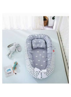 Filly Soft And Lightweight Portable Design With Printed Bassinet For Up To 0-12 Months, Baby Lounger Baby Nest  Cotton Newborn Bassinet Mattress for Baby  - Image 2