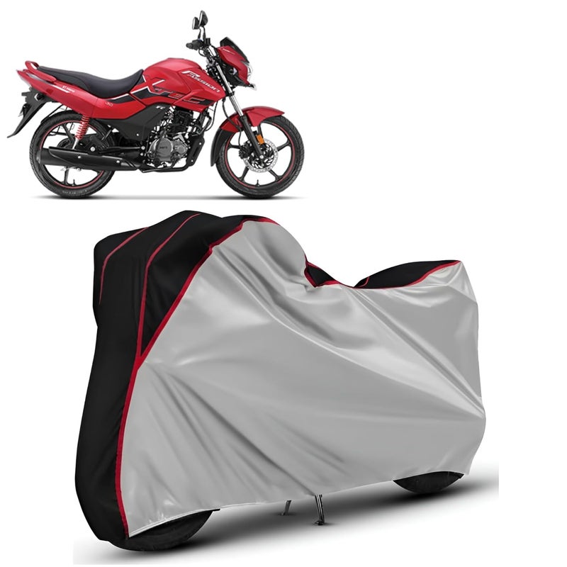 FAVY Waterproof Bike Cover Compatible with Hero Passion X-tec | Dust Proof & UV Protection Bike Body Cover | Wind Proof Elastic Bottom Motorcycle Cover - Image 1