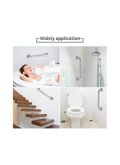 Generic Silver Stainless Steel Bathtub Support, 60cm, High Quality Stainless Steel, Protection for Children and Adults  - Image 2