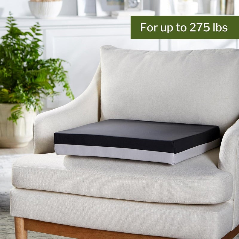 McKesson Seat Cushion for Wheelchairs and Office Chair, Foam/Gel, 18 in x 18 in x 3 in, 1 Count - Image 5