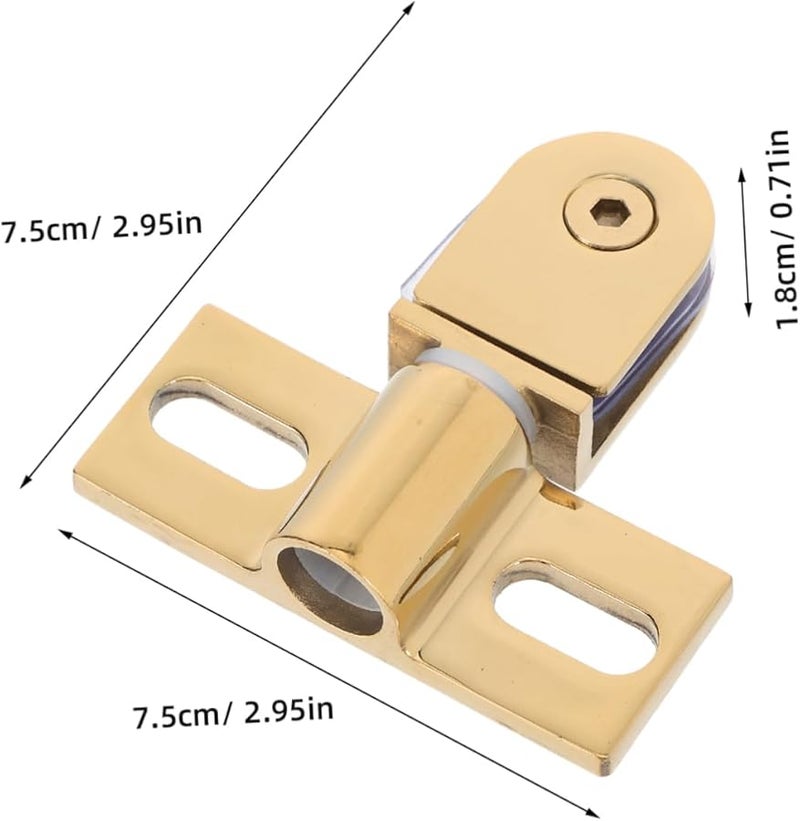 Stainless Steel Pivot Hinges For Glass Shower Door Heavy Duty Easy Installation - Image 3