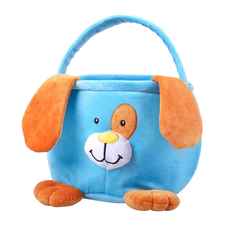 Wepop Easter Bunny Baskets, Cute Eggs Hunting Easter Bags Buckets Festival Gifts for kids Girls Boys - Image 1