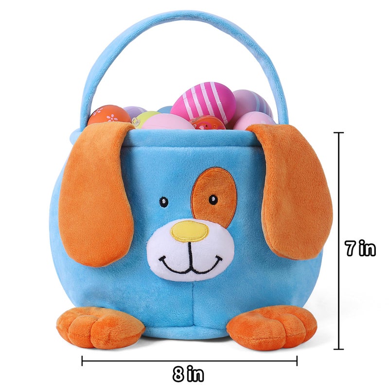 Wepop Easter Bunny Baskets, Cute Eggs Hunting Easter Bags Buckets Festival Gifts for kids Girls Boys - Image 4