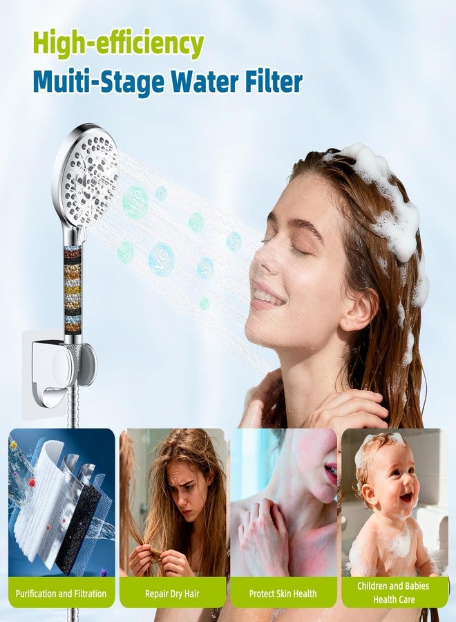 iFealClear 2 Pack Replacement Shower Filters for iFealClear 10-Spray Handheld Shower Head, 20-Stage Water Softener Showerhead Filter for Hard Water, Remove Chlorine,Reduce Dry Itchy Skin and Eczema - Image 5