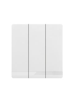 Vmax V5 Series 3 Gang 3 Way Wall Switch 3X3 Inches White Ivory