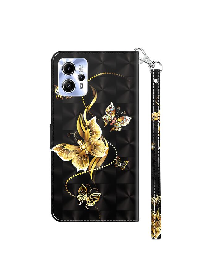 S-TOP Case For Motorola Moto G13 / G23 3D Painted Leather Phone Case - Image 3