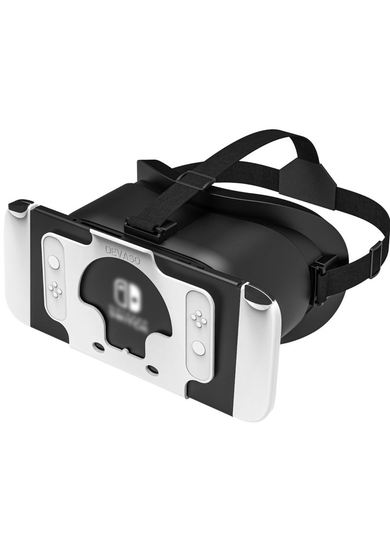 Generic Upgraded VR Headset for Switch OLED Model - Adjustable HD Lenses  Comfortable Head Strap, Labo VR Kit 3D Goggles Compatible with Switch Accessories.  - Image 1