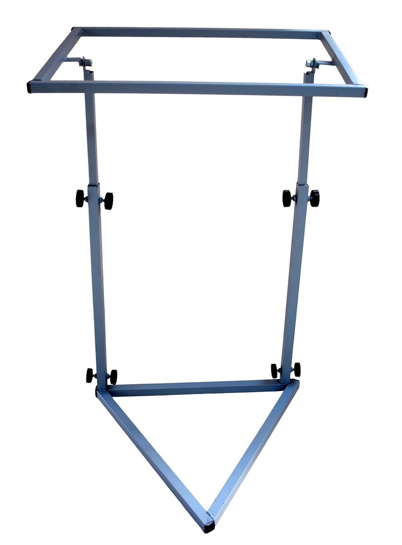 Prabhas Designs Height Adjustable Frameless Box Aari Stand 24 X 16 Inches with 12 Clips Alternative for Hoops - Image 3